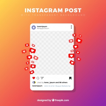 Instagram post mockup generator